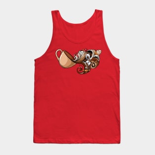 coffee cup palm Tank Top